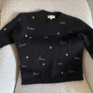 Sezane Hope Jumper Black - Size XS